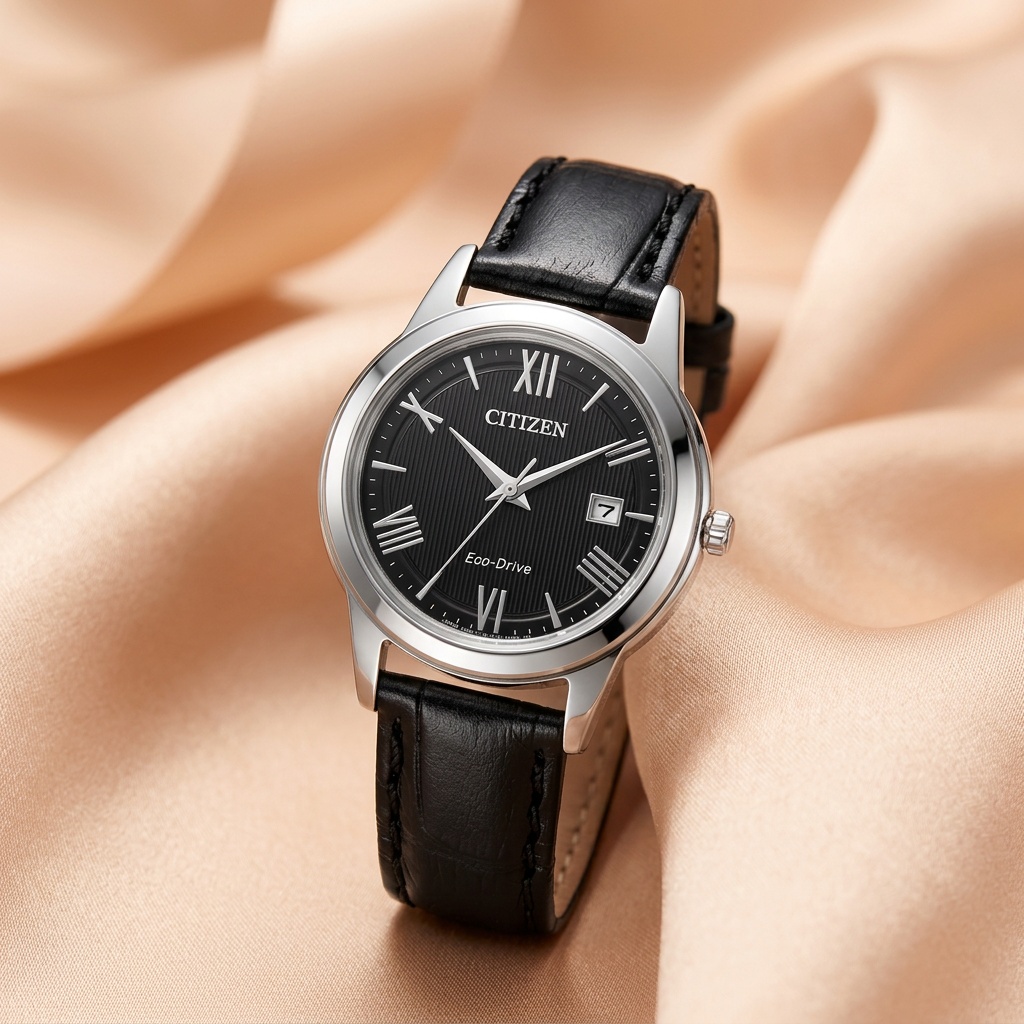 zegarek Citizen FE1081-08E solar damski Leather - miniatura 6