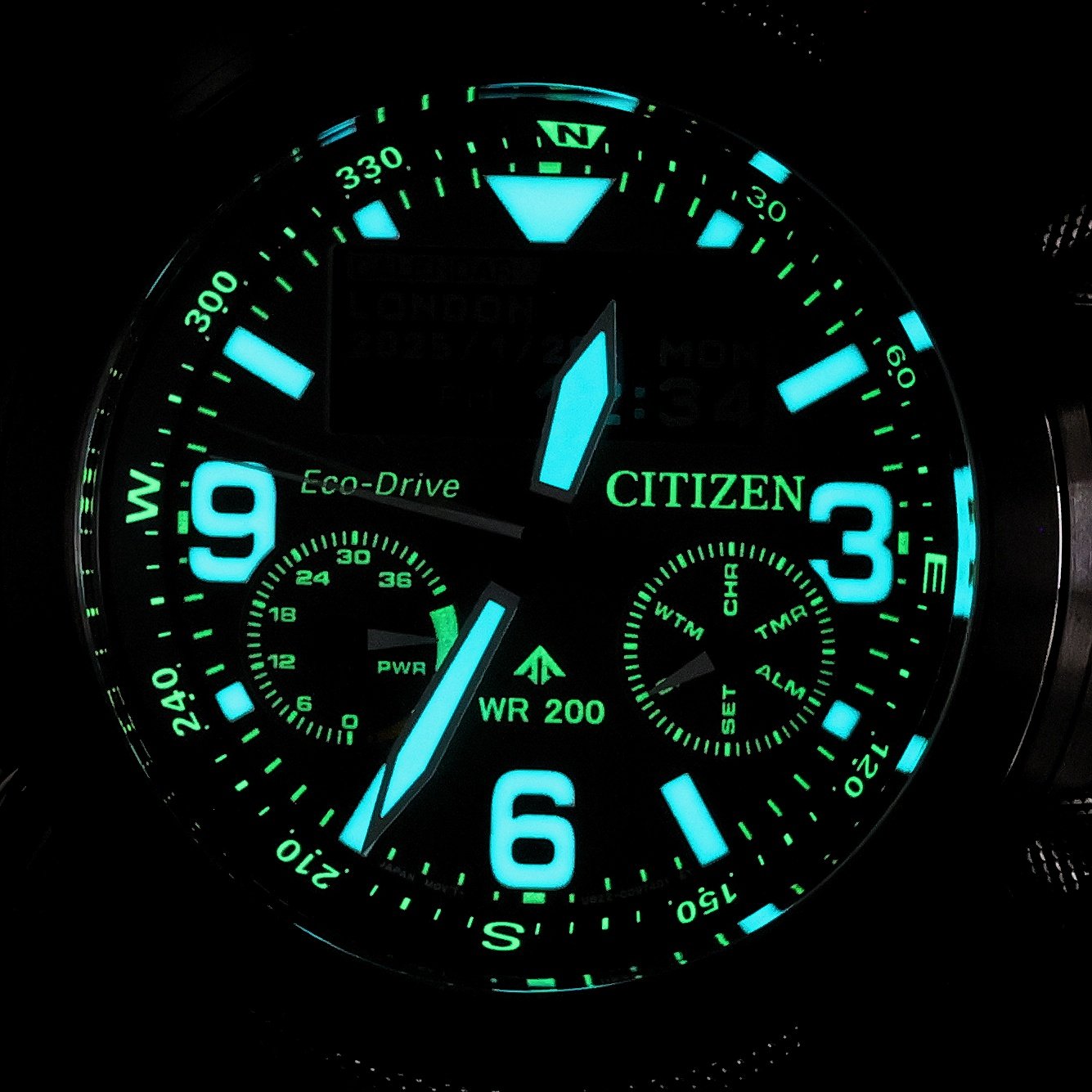 zegarek Citizen JV1005-02W solar męski Promaster Promaster Land Eco-Drive - miniatura 5