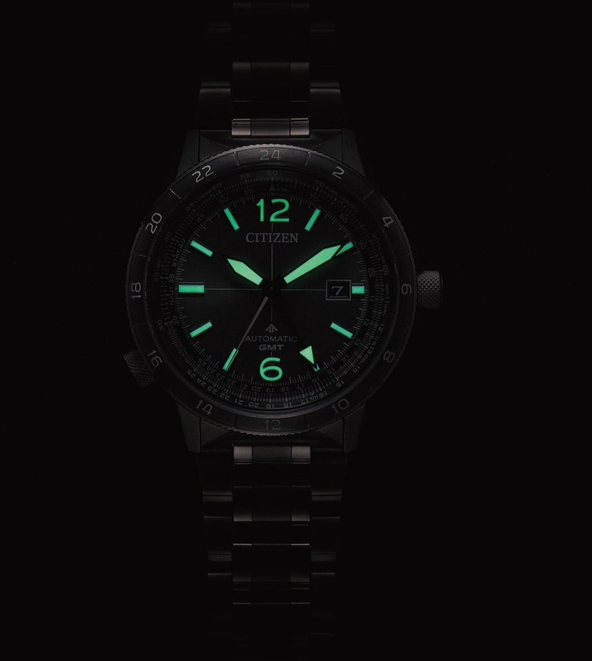 zegarek Citizen NB6045-51H automatyczny męski Promaster Promaster Sky GMT - miniatura 6