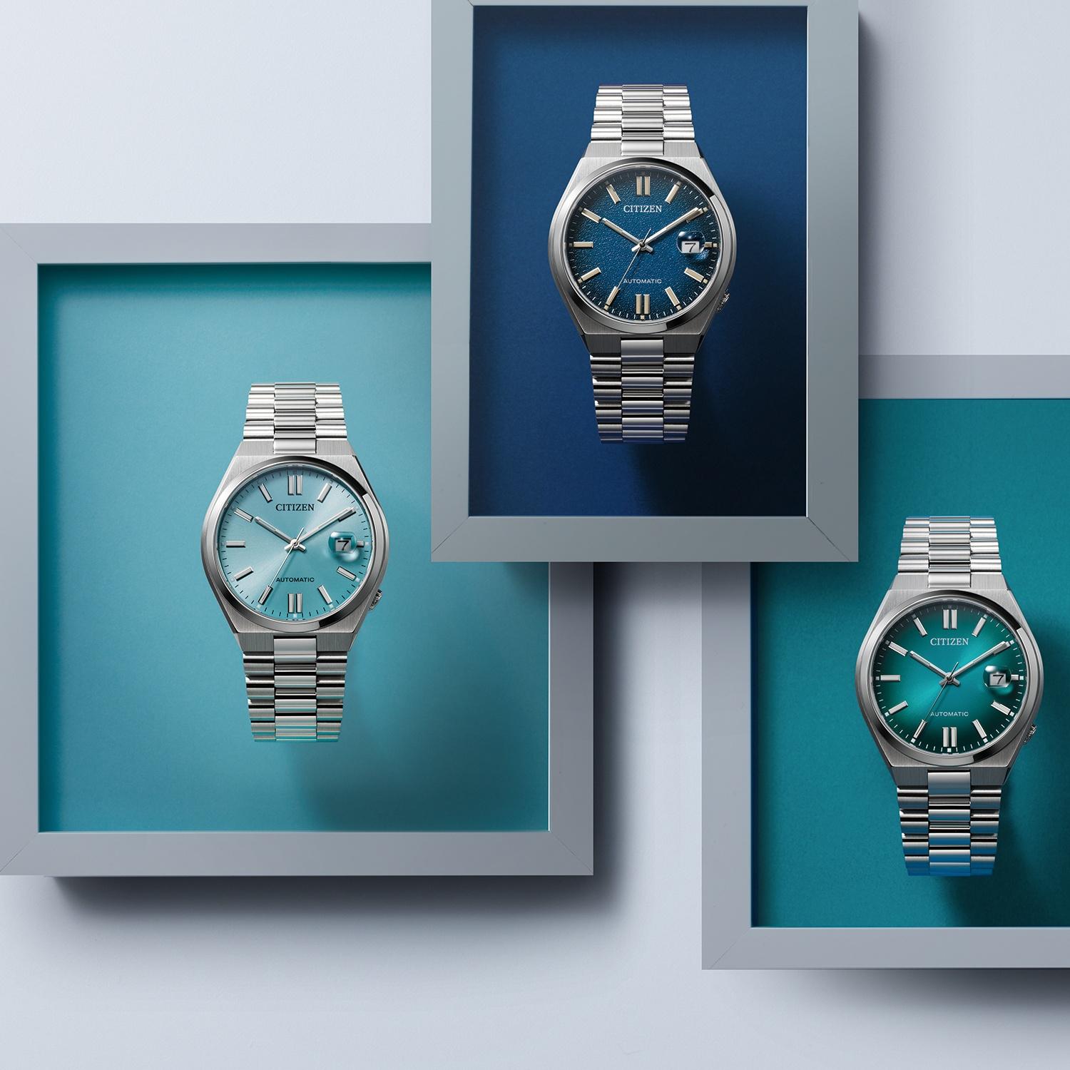 zegarek Citizen NJ0151-88X Tsuyosa Blue Gradient Automatic Classic Sapphire Automat szafirowe - miniatura 11
