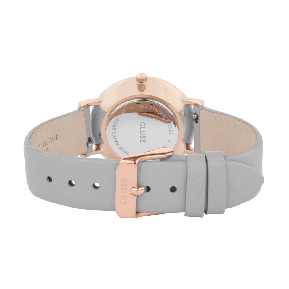 zegarek Cluse CL63001 kwarcowy damski Le Couronnement Rose Gold White/Soft grey - miniatura 4