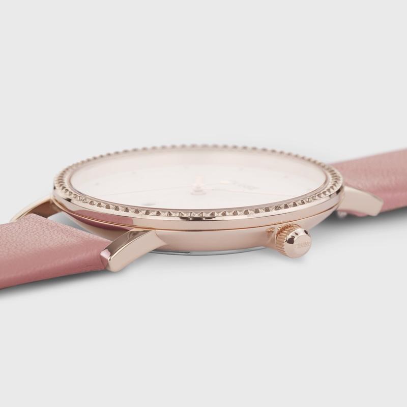 zegarek Cluse CL63002 kwarcowy damski Le Couronnement pasek Rose Gold White/Soft Rose - miniatura 4