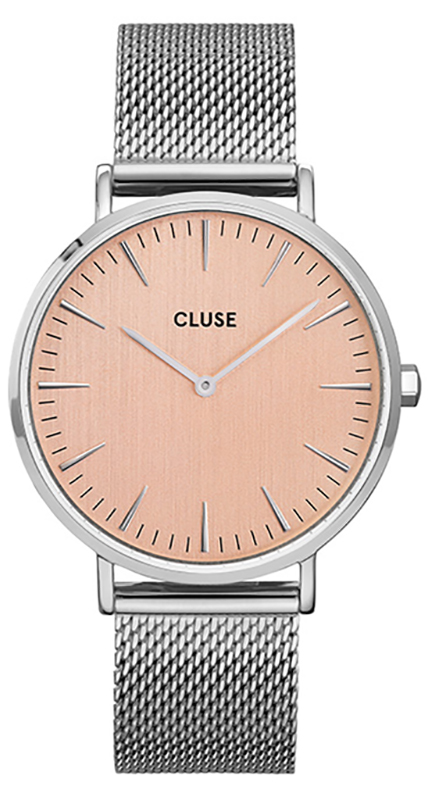 Mesh silver/rose Gold Cluse CW0101201026 