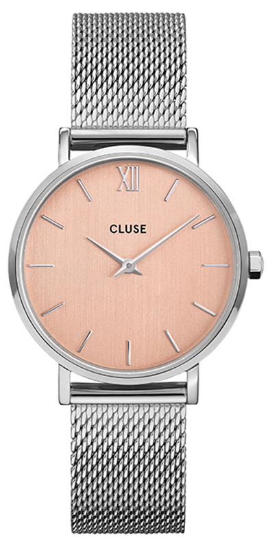 Mesh Silver/Rose Gold Cluse CW0101203029 