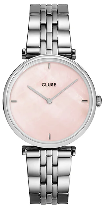 Cluse CW0101208013 Triomphe Silver Salmon Pink Pearl - zdjęcie 1