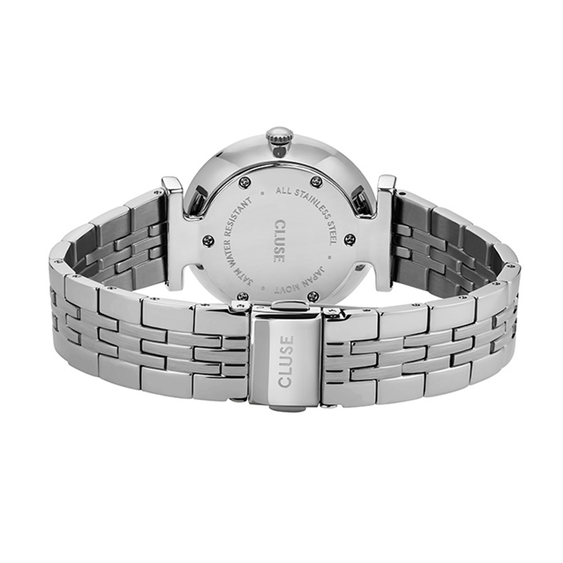 zegarek Cluse CW0101208013 kwarcowy damski Triomphe Silver Salmon Pink Pearl - miniatura 4