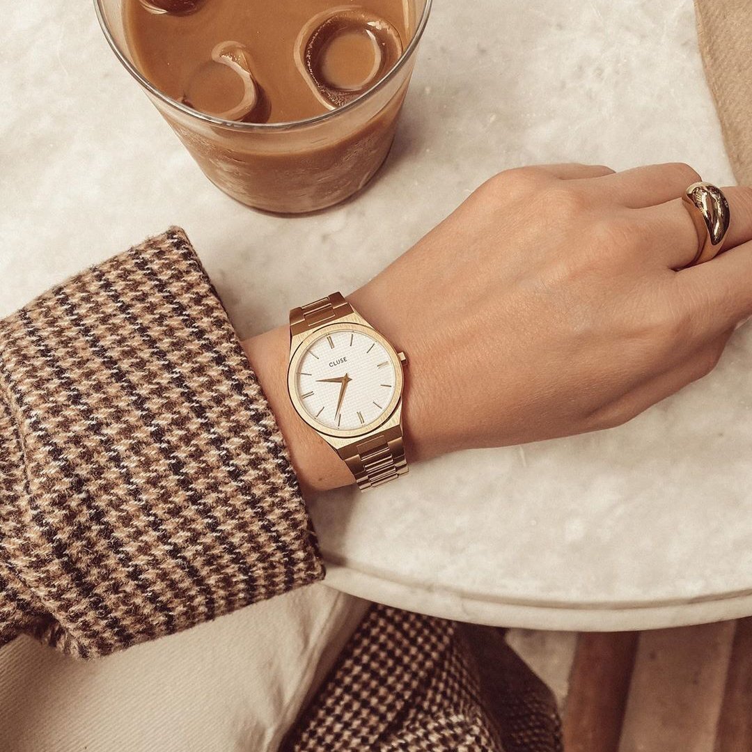 zegarek Cluse CW0101210001 kwarcowy damski Vigoureux bransoleta Steel White, Rose Gold Colour - miniatura 8