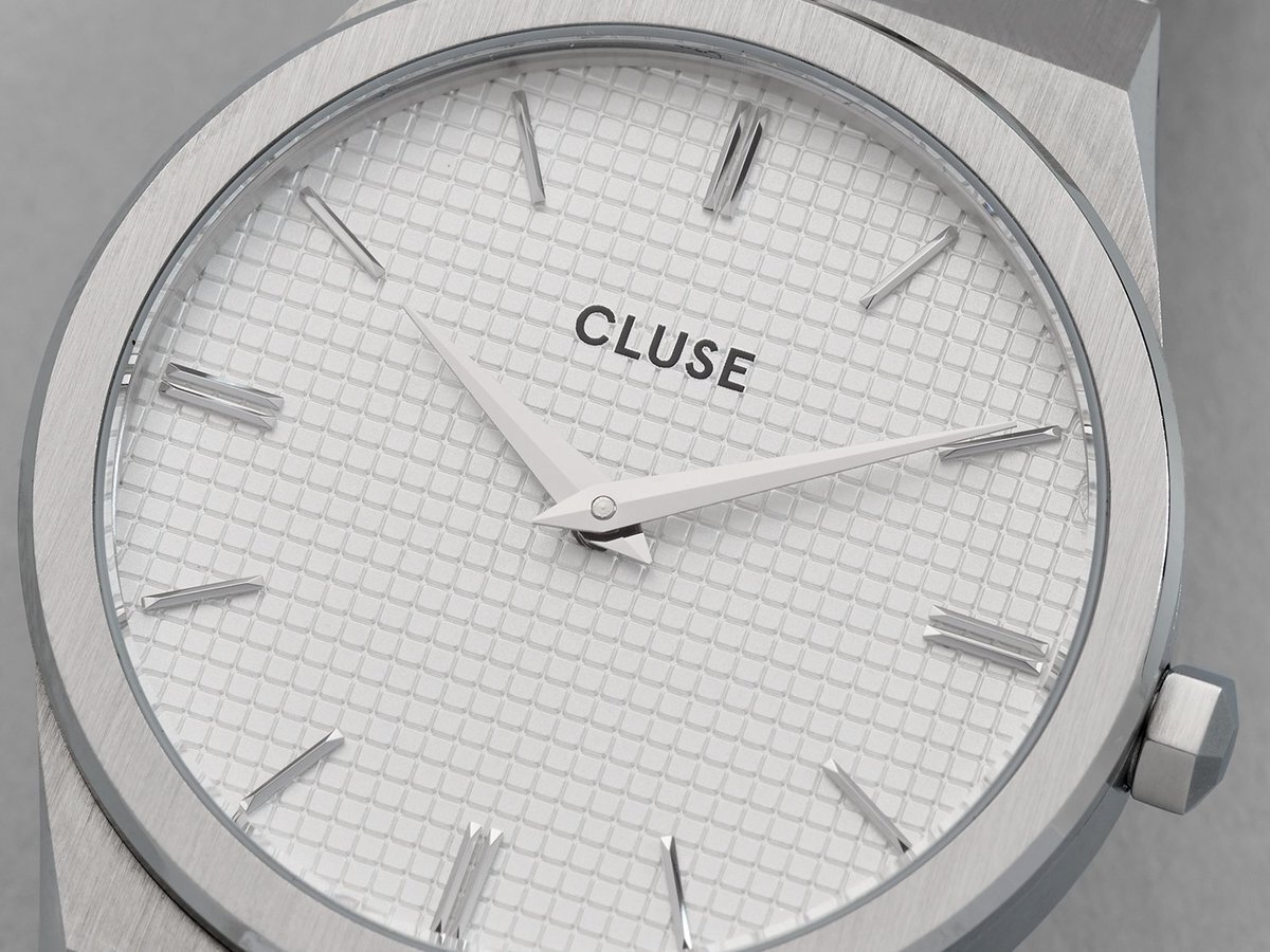 zegarek Cluse CW0101210003 kwarcowy damski Vigoureux bransoleta Steel White, Silver Colour - miniatura 6