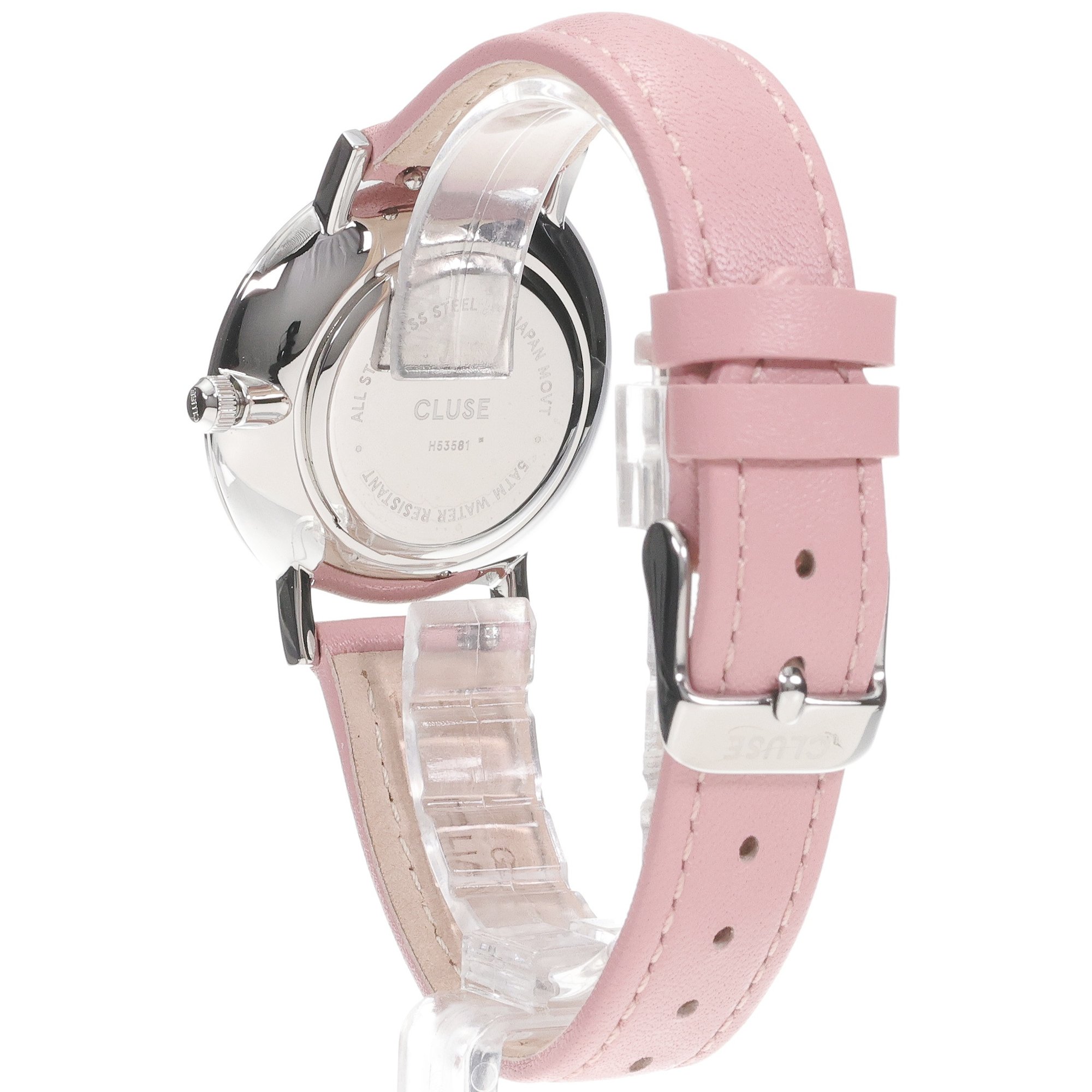 zegarek Cluse CW11404 kwarcowy damski Pavane Pavane Petite Leather Pink-Silver - miniatura 4
