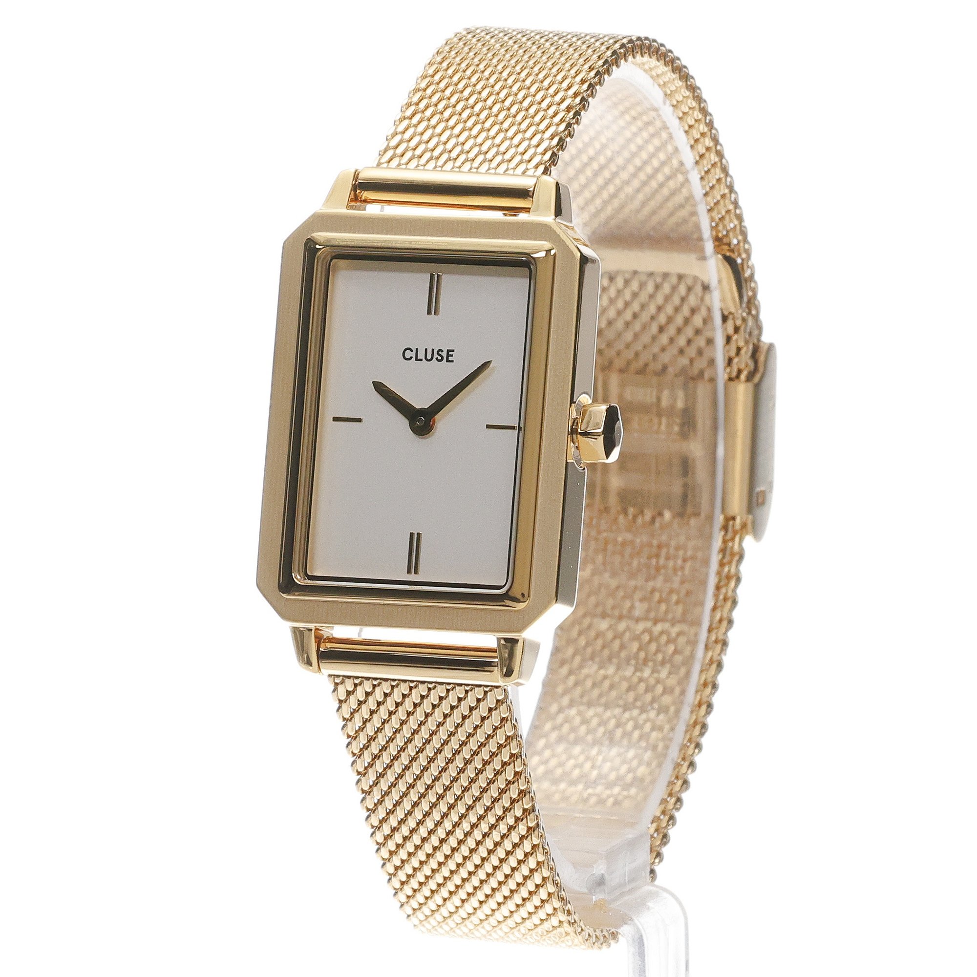 zegarek Cluse CW11508 kwarcowy damski Fluette Fluette Steel White Gold - miniatura 2