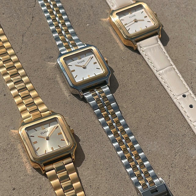 zegarek Cluse CW11801 kwarcowy damski Gracieuse Gracieuse Petite White Silver Gold - miniatura 10