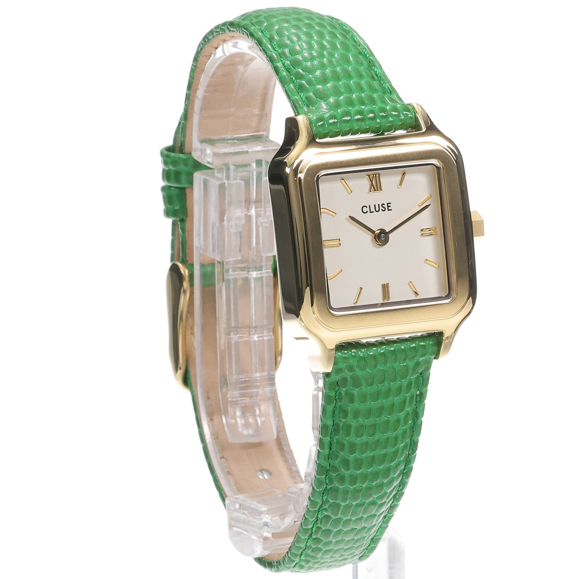 zegarek Cluse CW11803 kwarcowy damski Gracieuse Gracieuse Petite Leather White Gold - miniatura 3