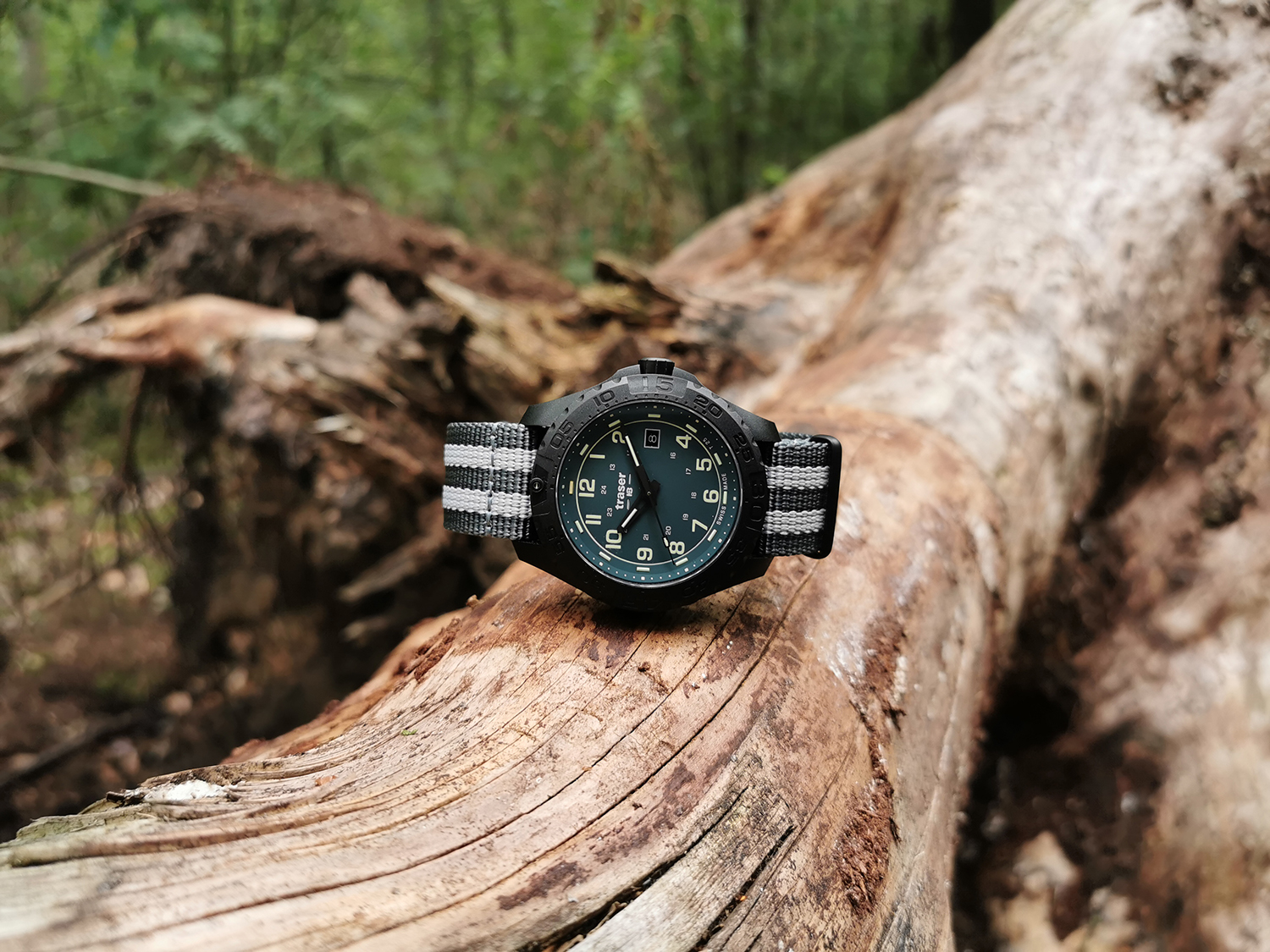 Traser TS-109041 zegarek czarny klasyczny P96 Outdoor Pioneer pasek - miniatura 5