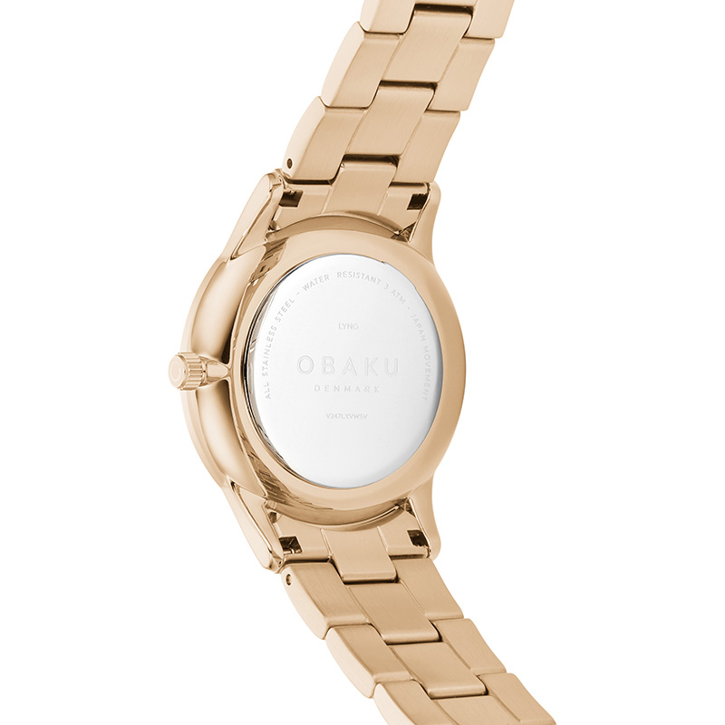 Obaku Denmark V247LXVWSV damski zegarek Slim bransoleta - miniatura 4
