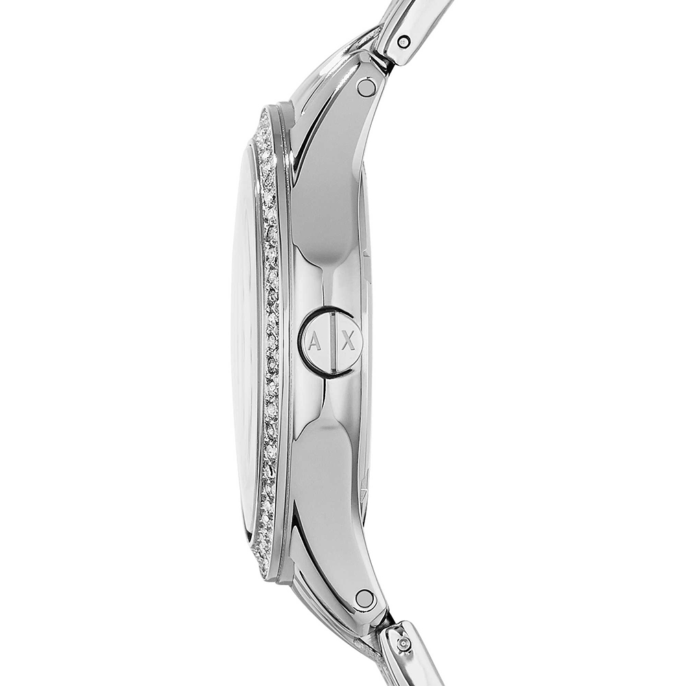 Armani Exchange AX5215 zegarek srebrny klasyczny Fashion bransoleta - miniatura 2