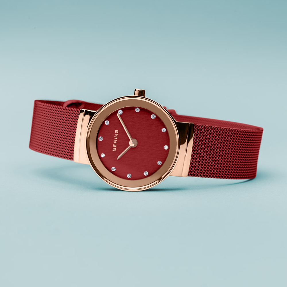 Bering 10126-363 zegarek różowe złoto klasyczny Classic bransoleta - miniatura 3