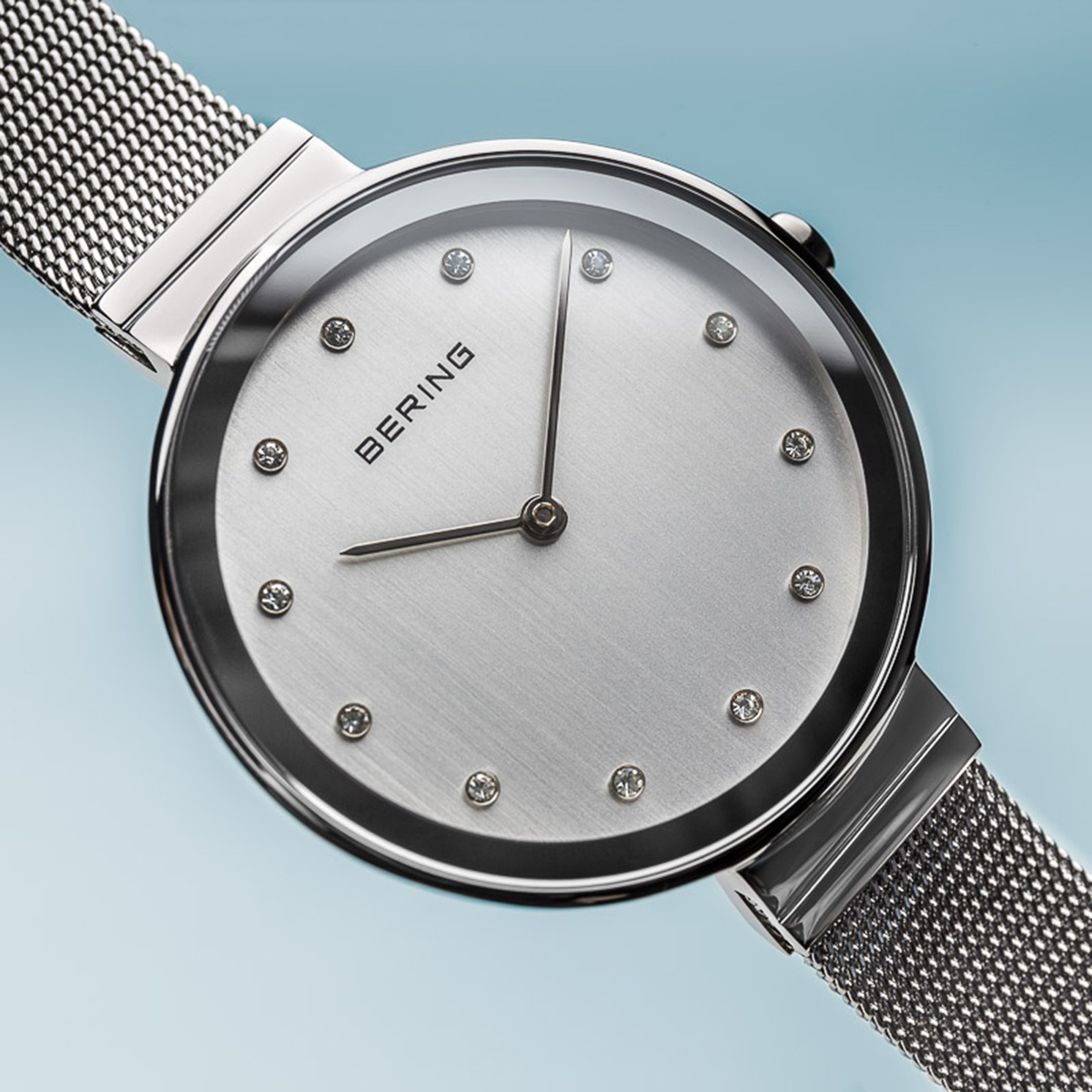 Bering 12034-000 zegarek srebrny klasyczny Classic bransoleta - miniatura 3