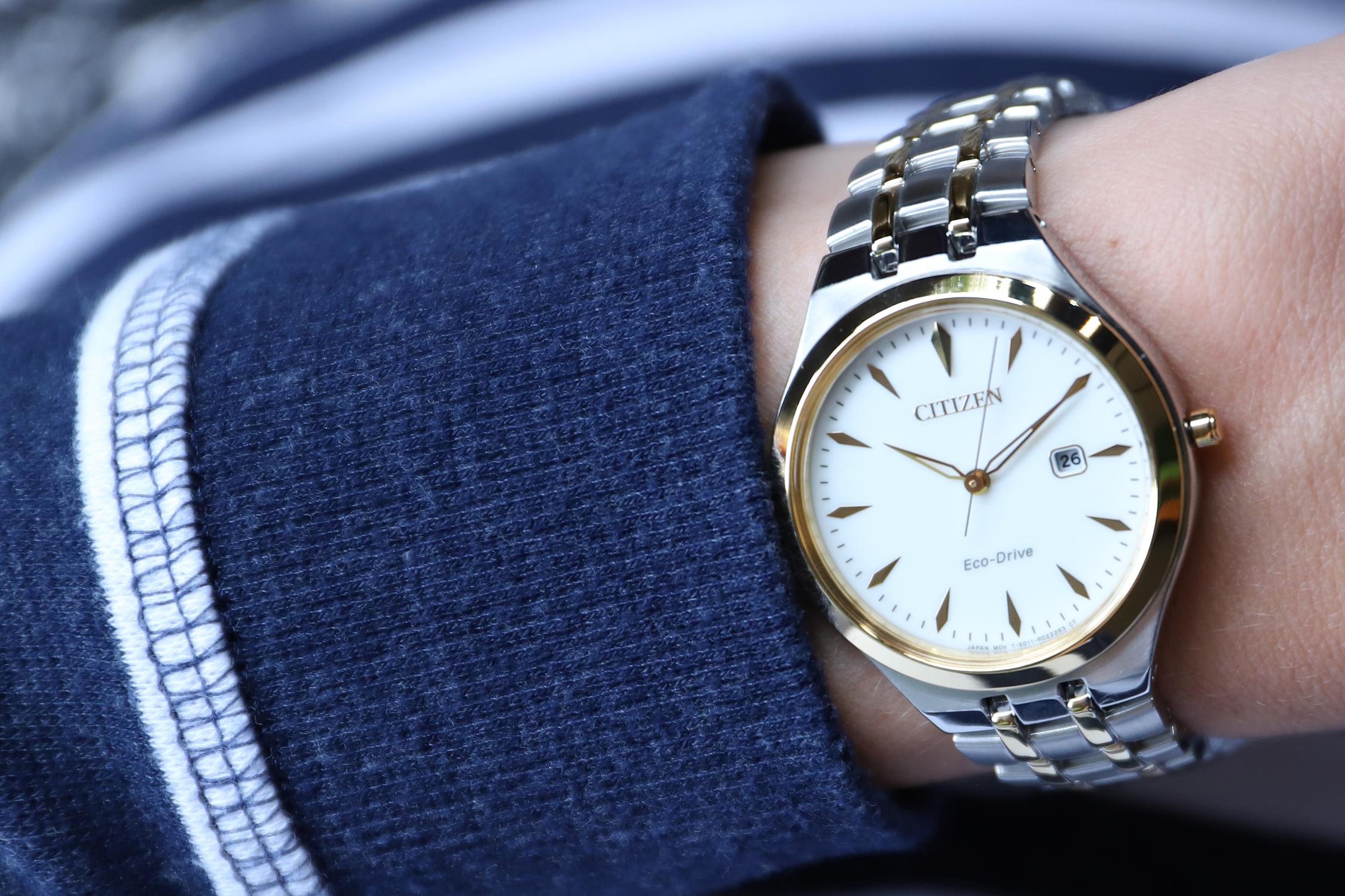 Citizen EW2494-89B Elegance elegancki zegarek srebrny - miniatura 5