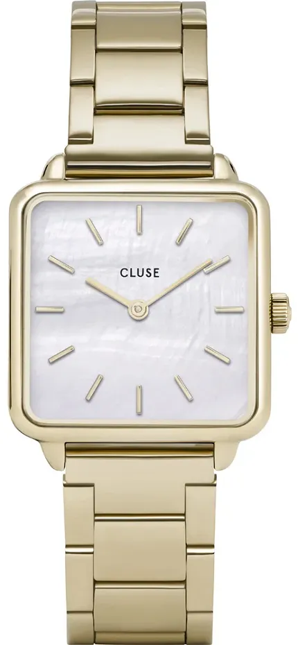 Cluse CL60026S La Tetragone Single Link Rose Gold/White - zdjęcie 1