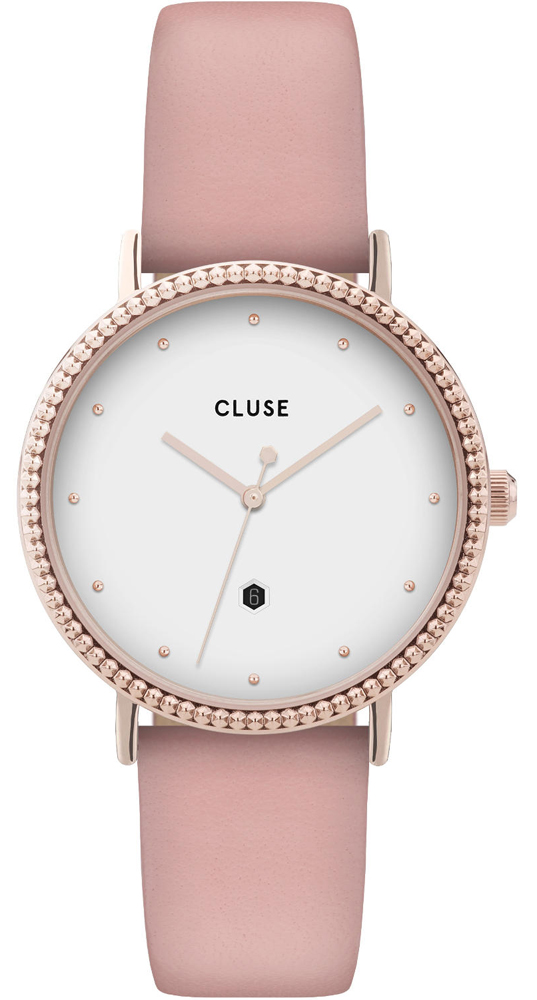 pasek Rose Gold White/Soft Rose Cluse CL63002 