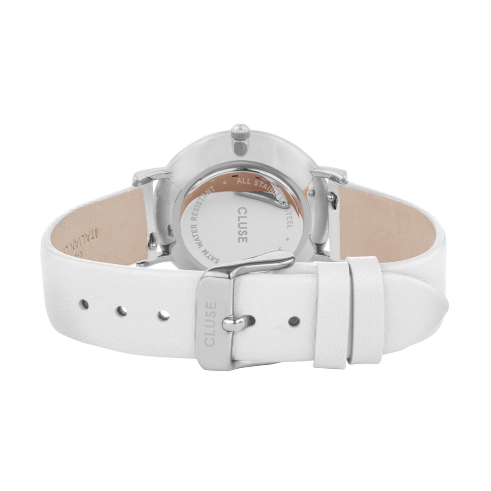 zegarek Cluse CL63003 kwarcowy damski Le Couronnement Silver White/White - miniatura 4