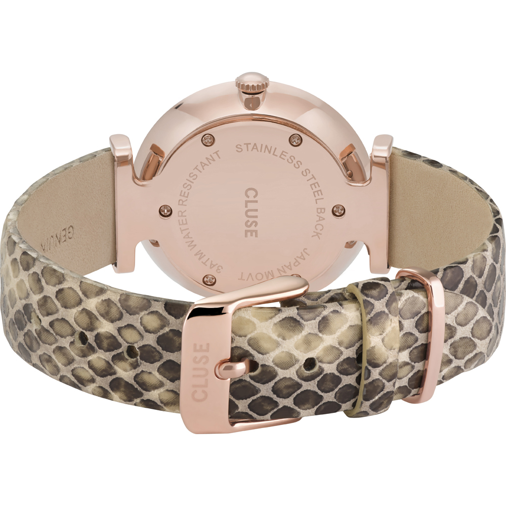 Cluse CL61007 zegarek różowe złoto fashion/modowy Triomphe pasek - miniatura 4