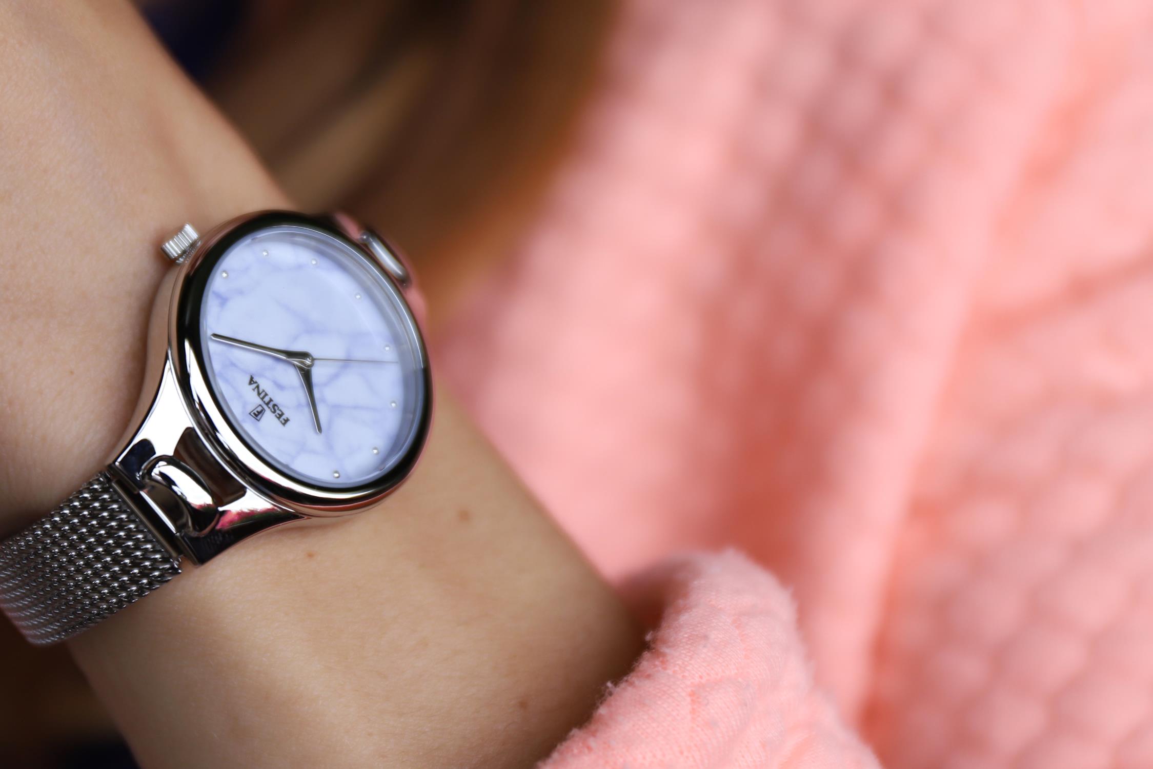 Festina F16950-F Mademoiselle Mademoiselle klasyczny zegarek srebrny - miniatura 7
