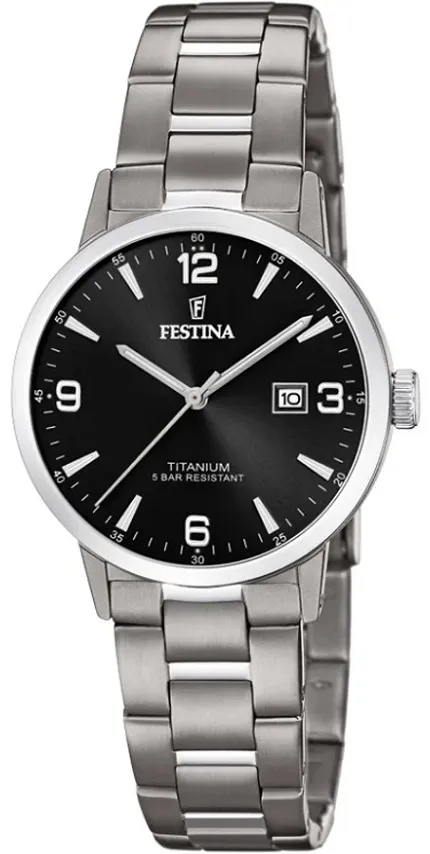 Festina F20436-3 Titanium Titanium Date