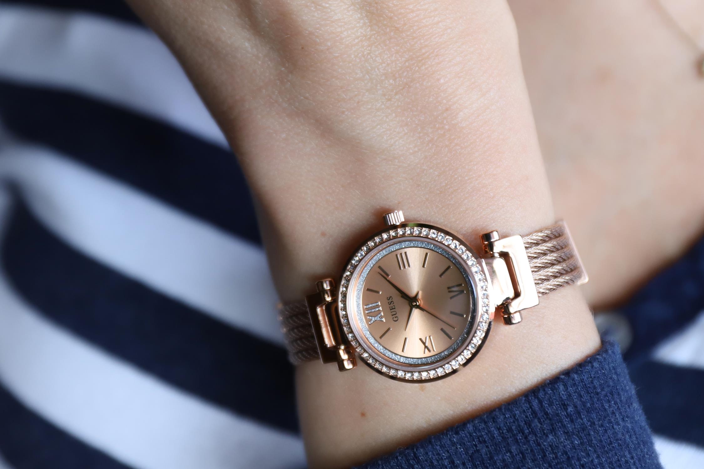 zegarek Guess W1009L3 kwarcowy damski Bransoleta - miniatura 6
