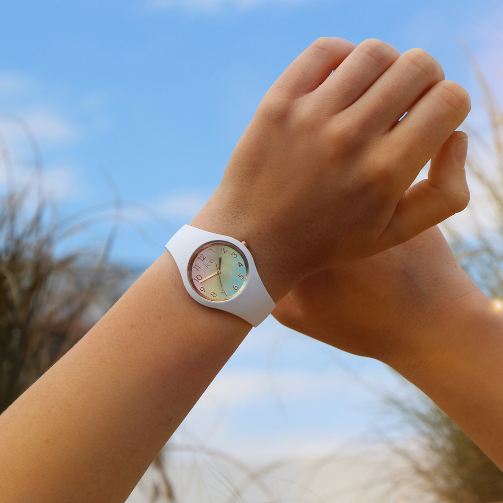 ICE Watch ICE.015743 ICE Sunset Rainbow rozm. S ICE-Sunset fashion/modowy zegarek biały - miniatura 9