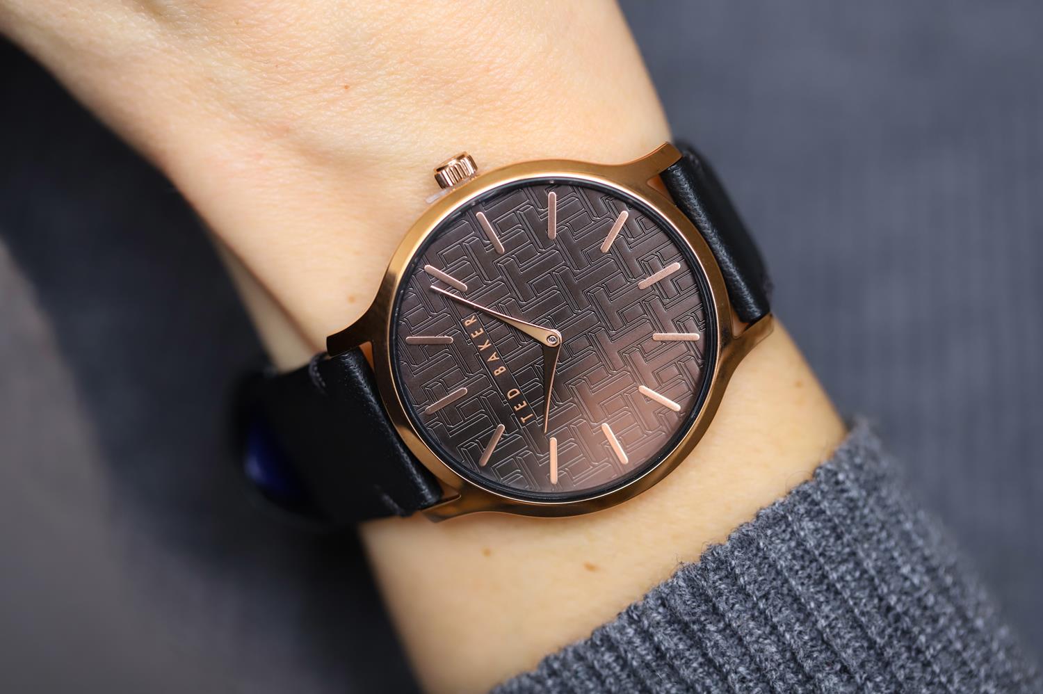 Ted Baker BKPPOF902 pasek Popieya zegarek damski klasyczny mineralne - miniatura 6