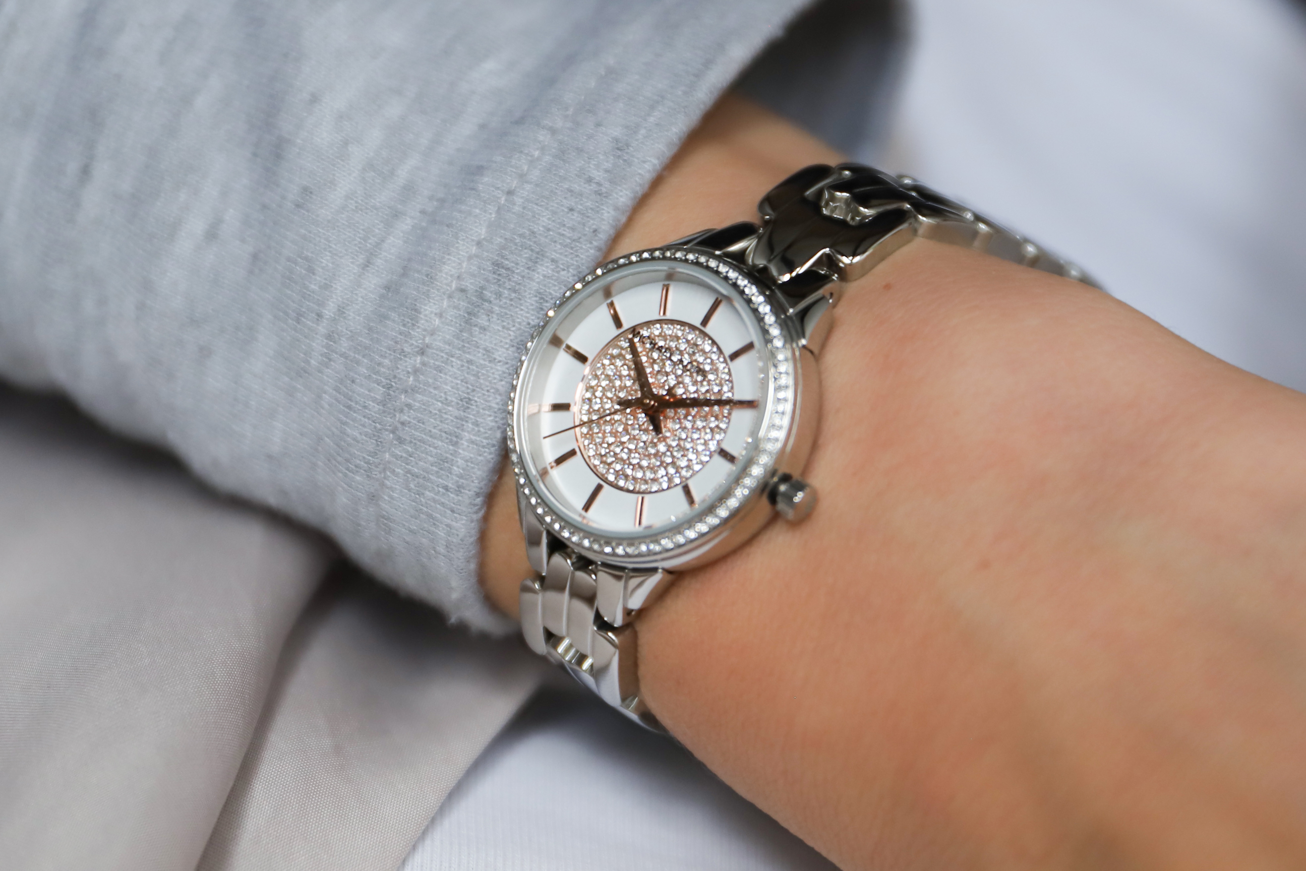 zegarek Michael Kors MK4411 srebrny Allie - miniatura 5