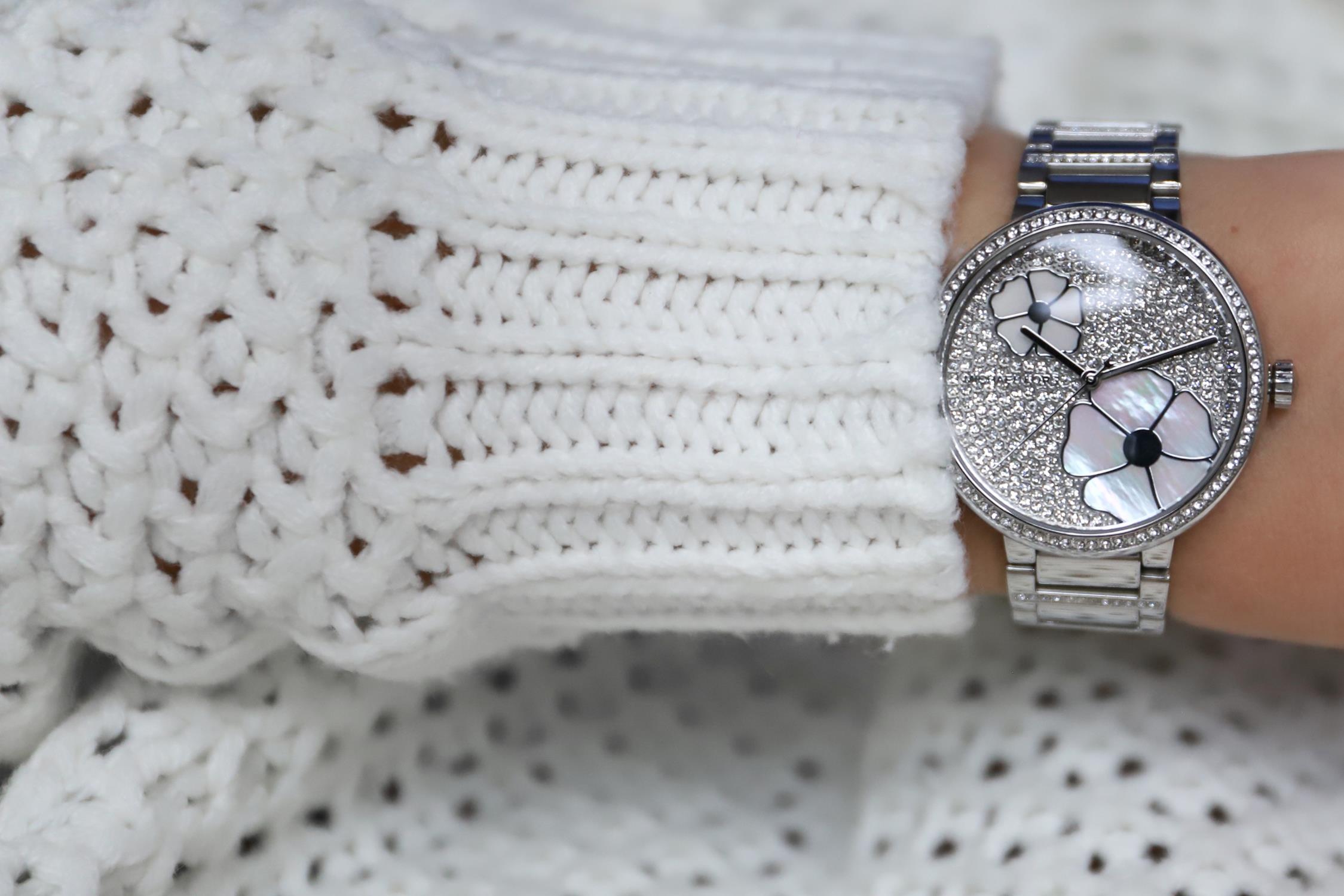 zegarek Michael Kors MK3835 srebrny Courtney - miniatura 5