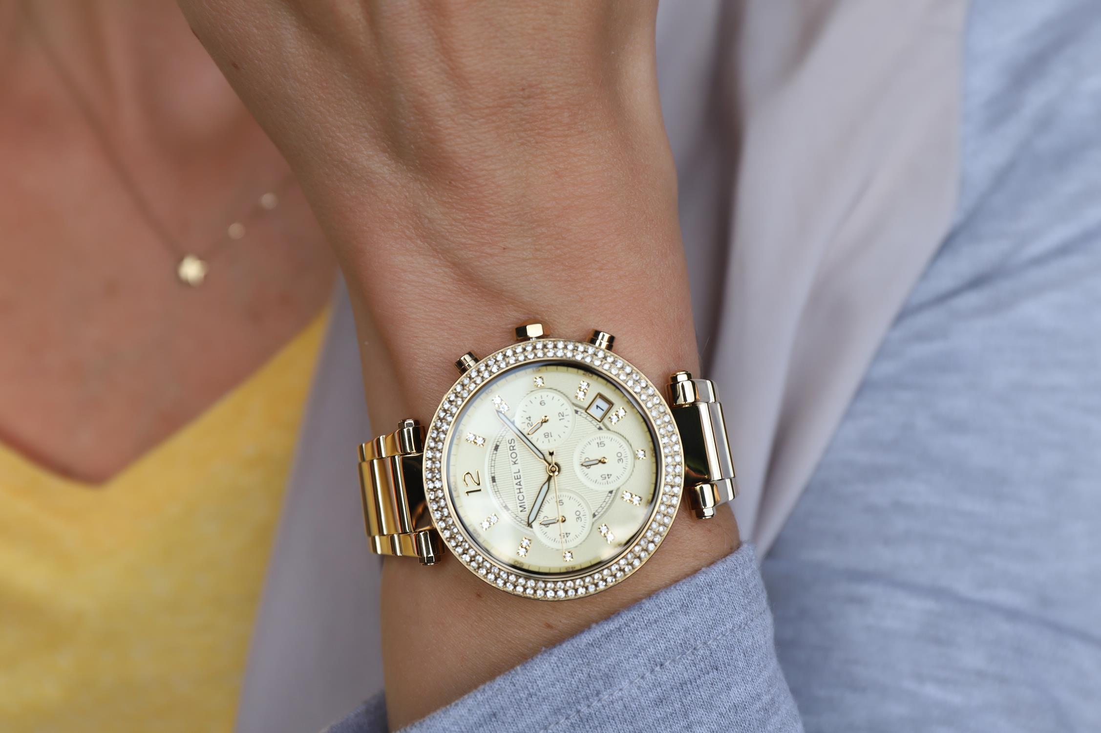 Michael Kors MK5354 Parker PARKER zegarek damski fashion/modowy mineralne - miniatura 6