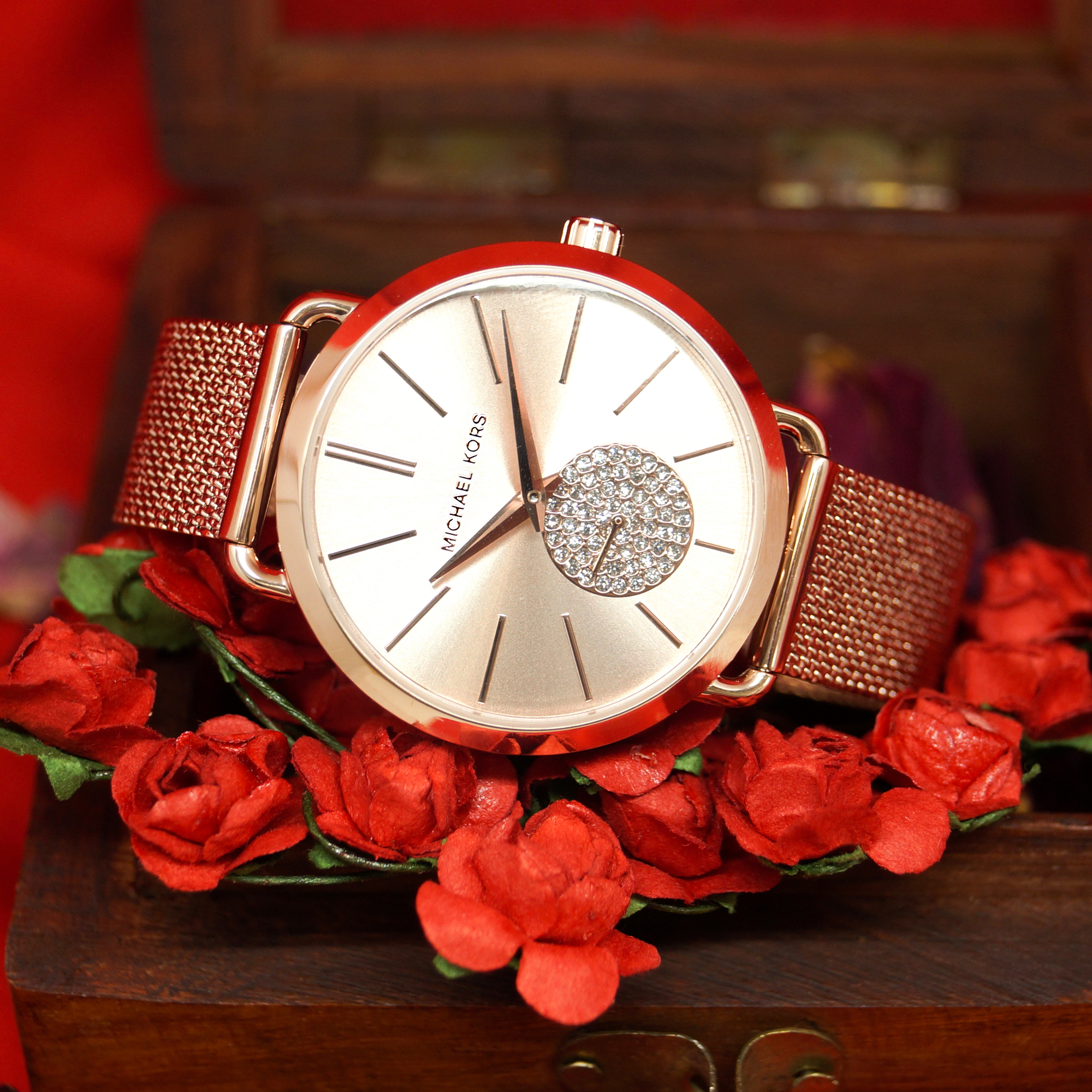 zegarek Michael Kors MK3845 kwarcowy damski Portia PORTIA - miniatura 4