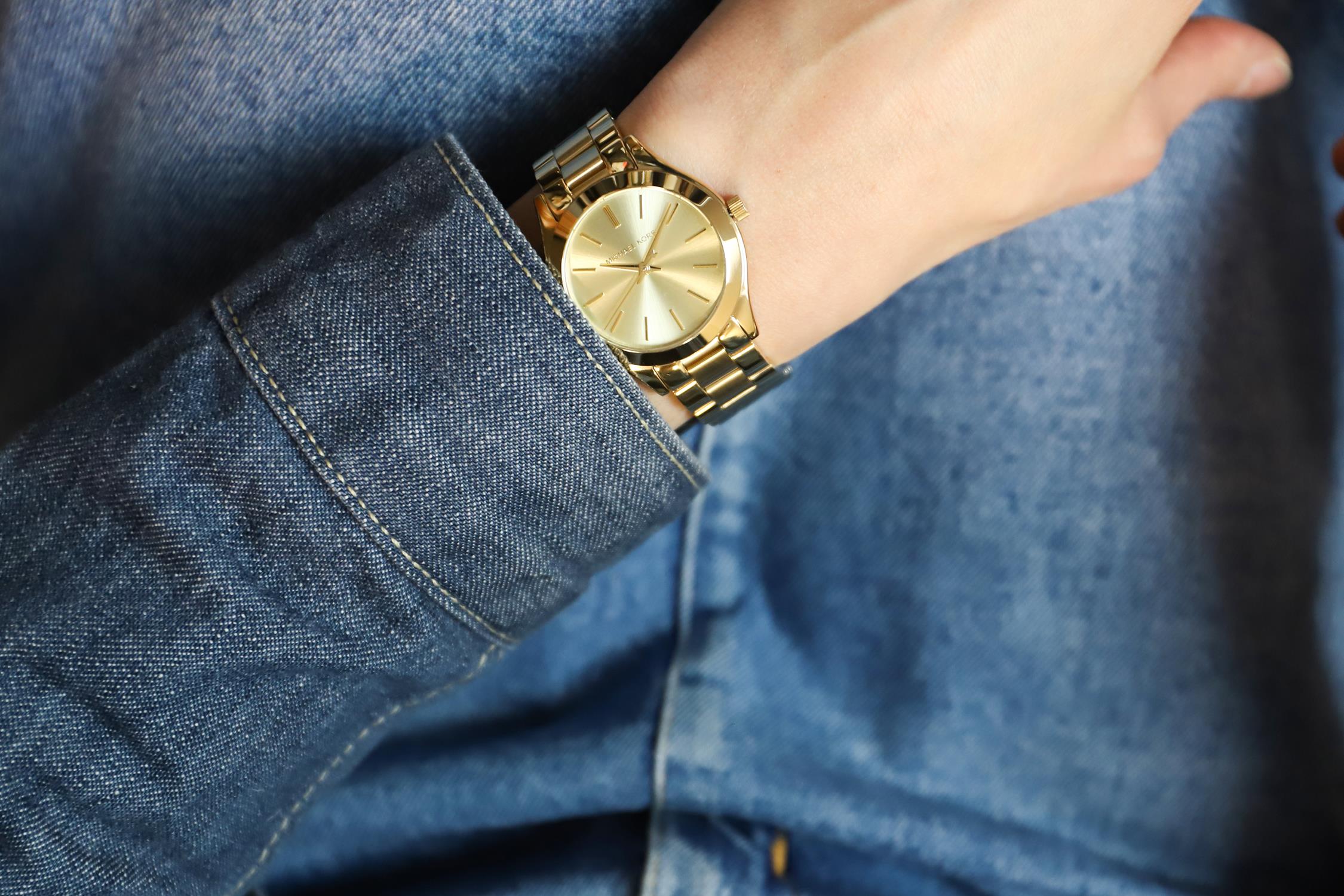 Michael Kors MK3512 damski zegarek Slim Runway bransoleta - miniatura 3