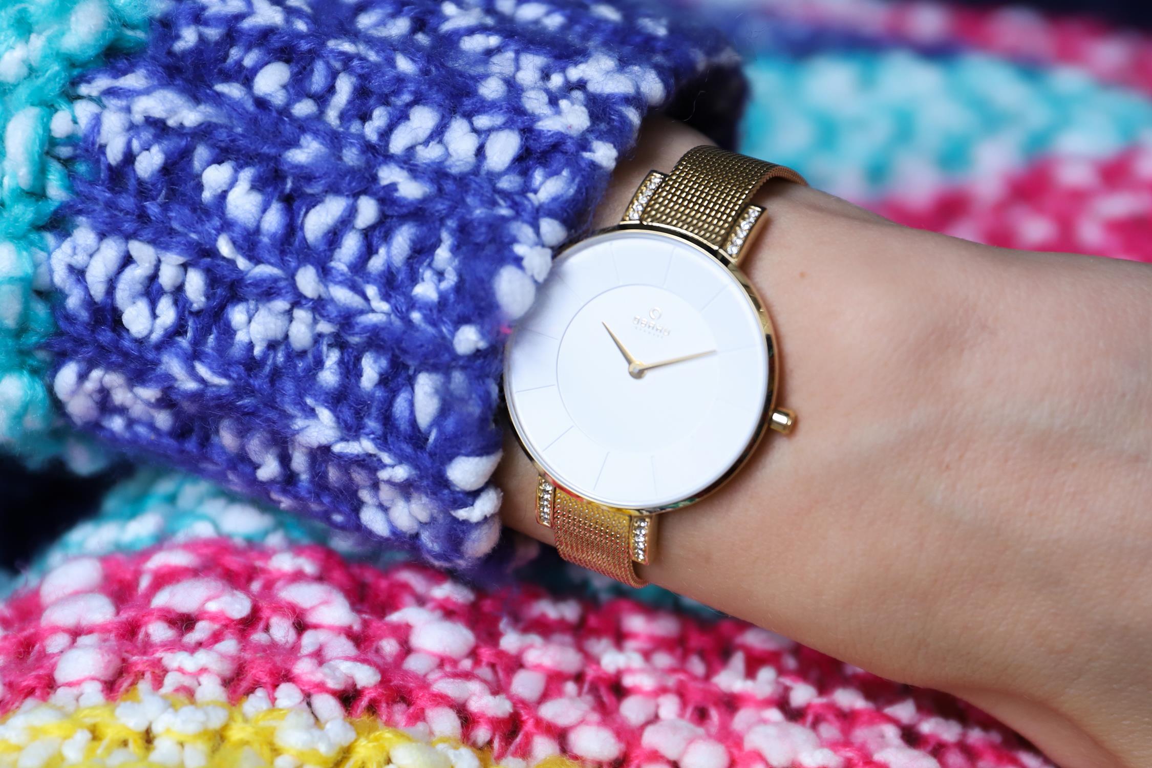 Obaku Denmark V158LEGIMG zegarek złoty fashion/modowy Slim bransoleta - miniatura 6