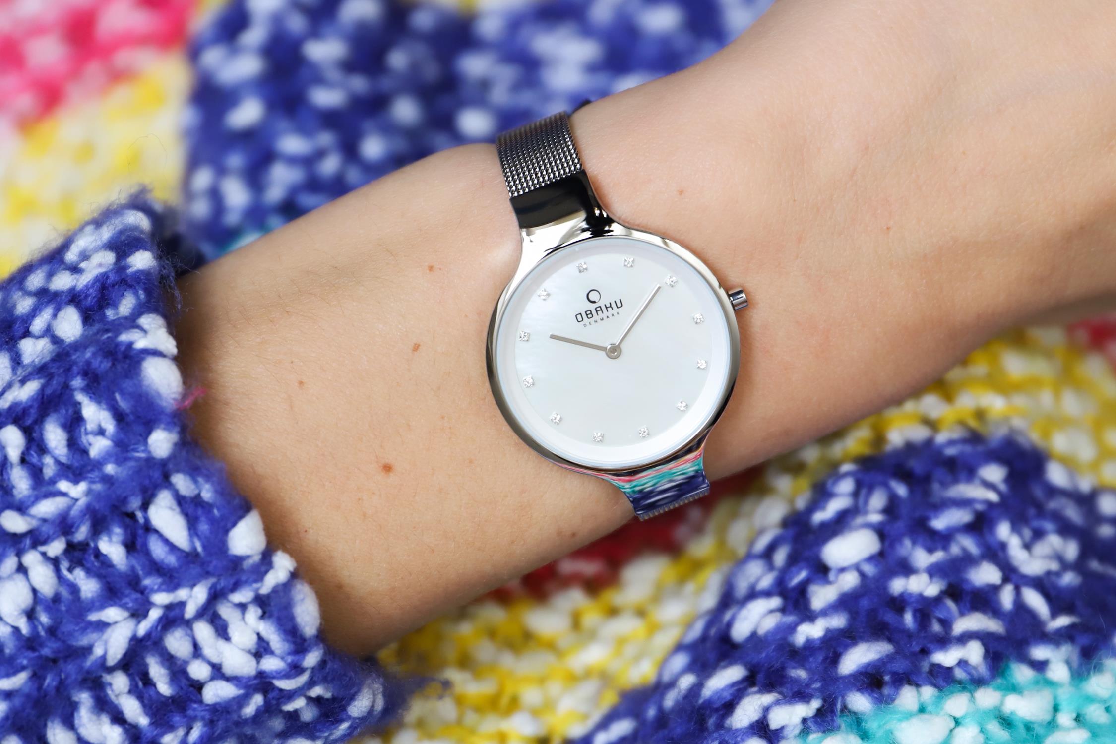 Obaku Denmark V173LXCIMC zegarek srebrny fashion/modowy Slim bransoleta - miniatura 10
