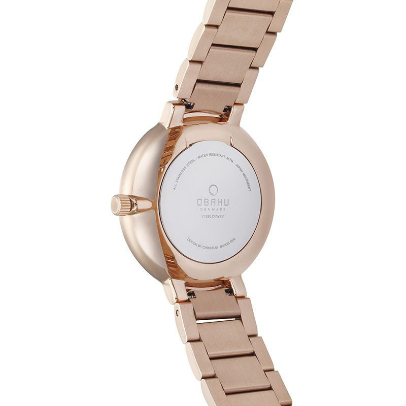 Obaku Denmark V189LXVWSV damski zegarek Slim bransoleta - miniatura 6
