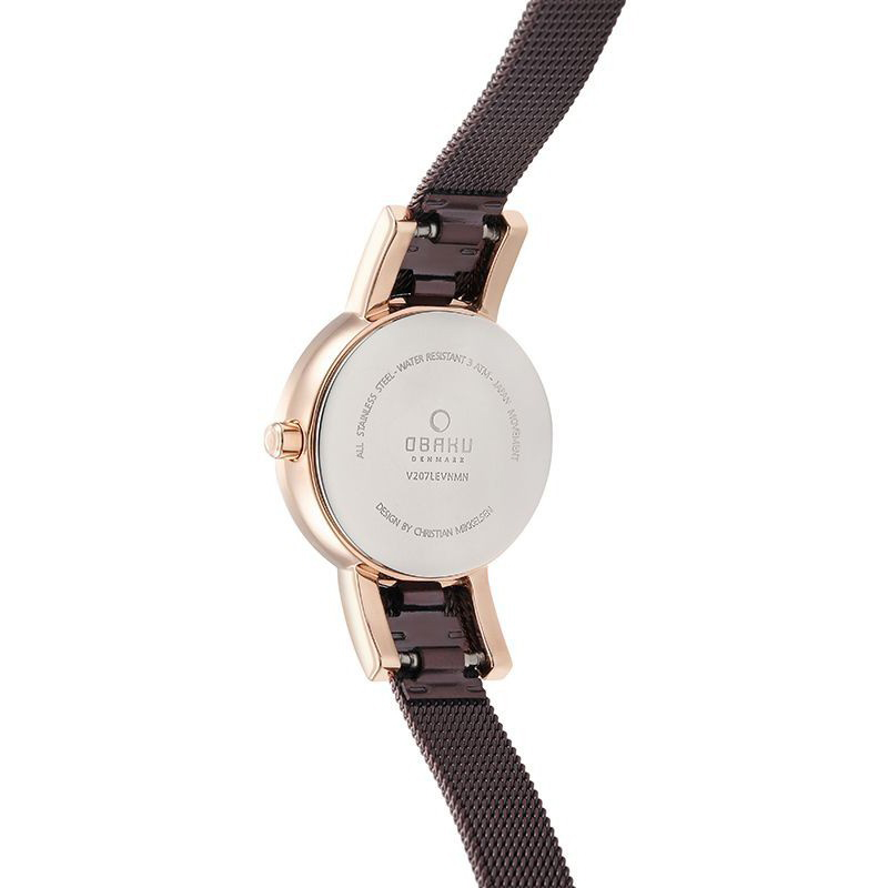Obaku Denmark V207LEVNMN damski zegarek Slim bransoleta - miniatura 3
