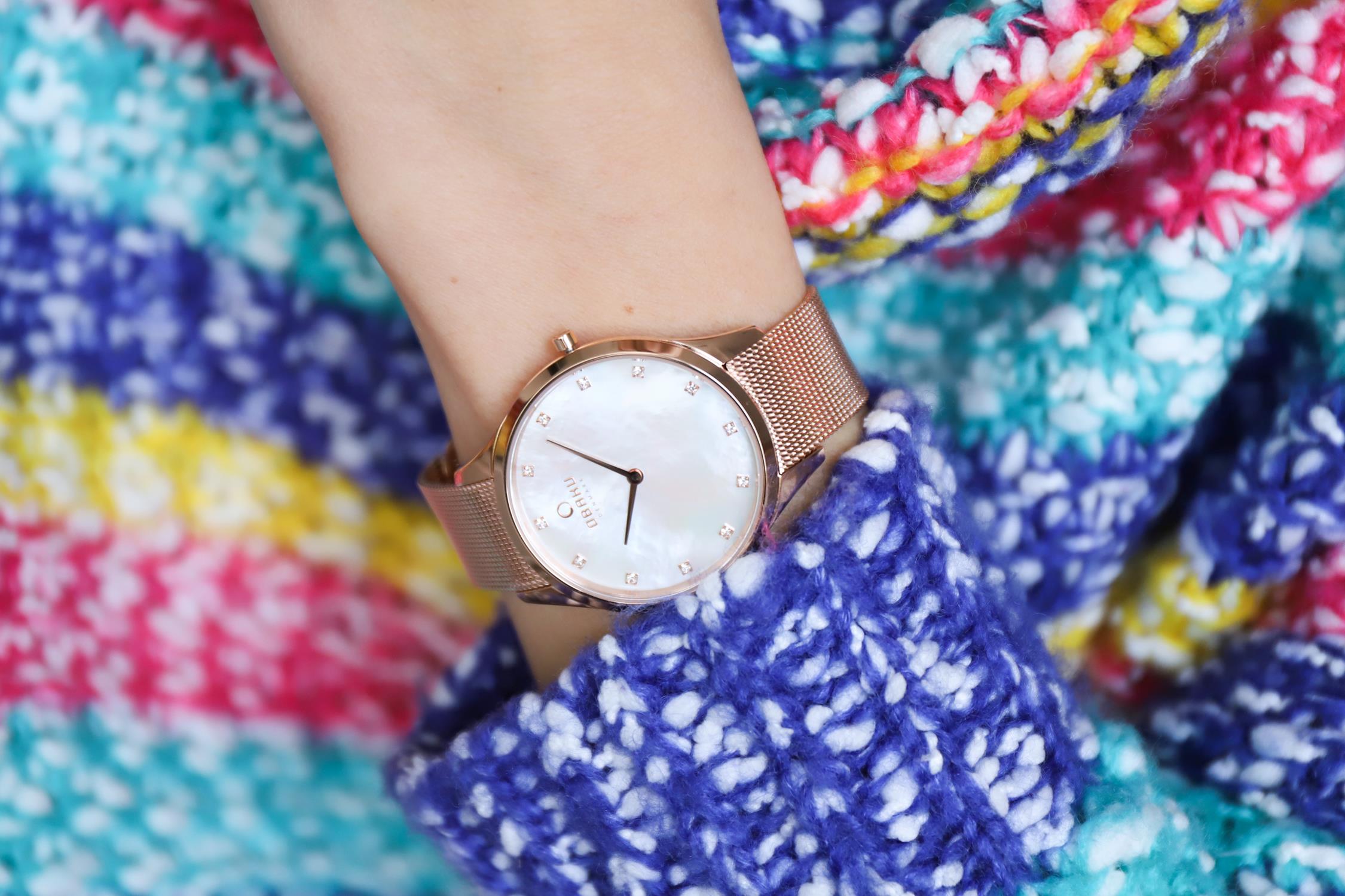 Obaku Denmark V217LXVWMV zegarek damski fashion/modowy Slim bransoleta - miniatura 8