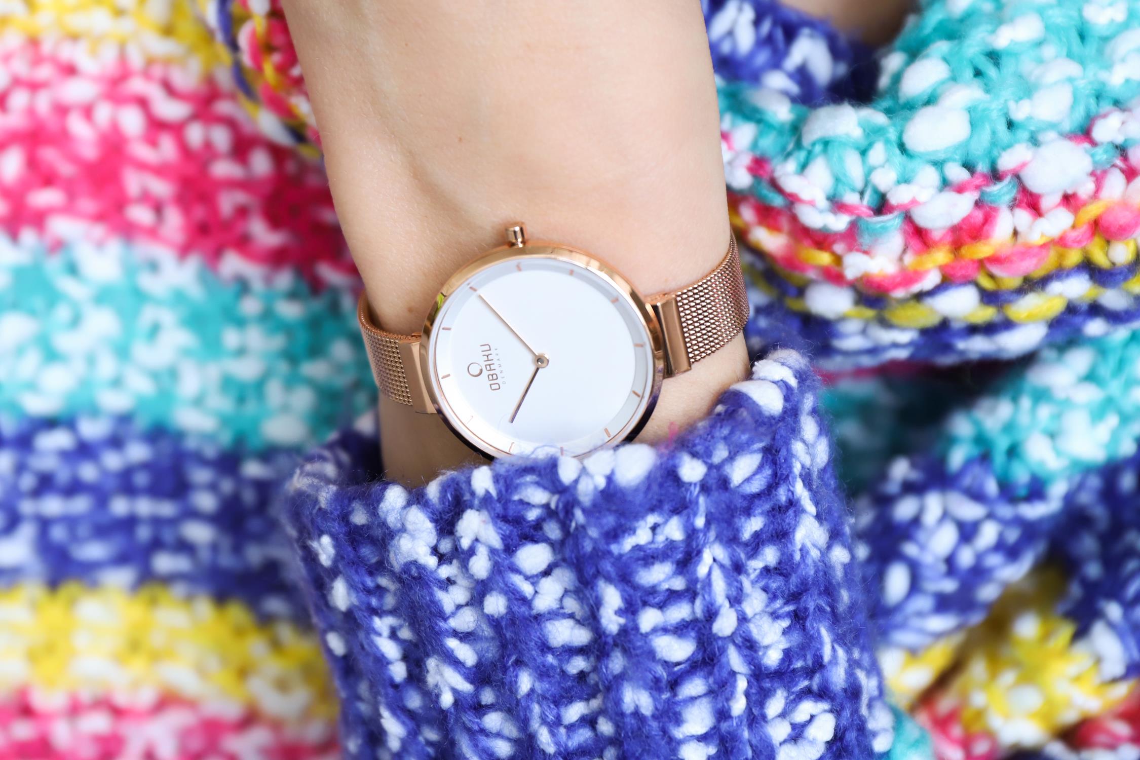 Obaku Denmark V225LXVIMV zegarek damski klasyczny Slim bransoleta - miniatura 9