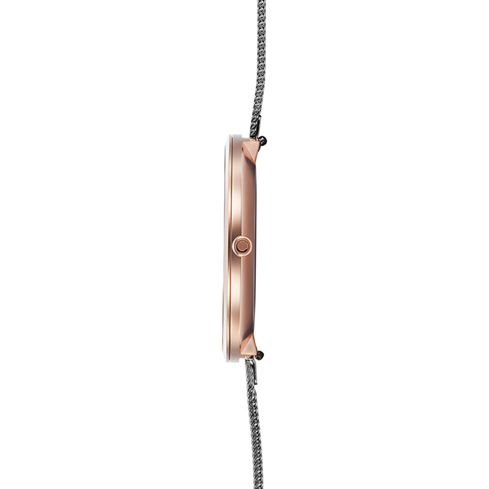 Obaku Denmark V227LXVJMJ zegarek różowe złoto klasyczny Slim bransoleta - miniatura 3