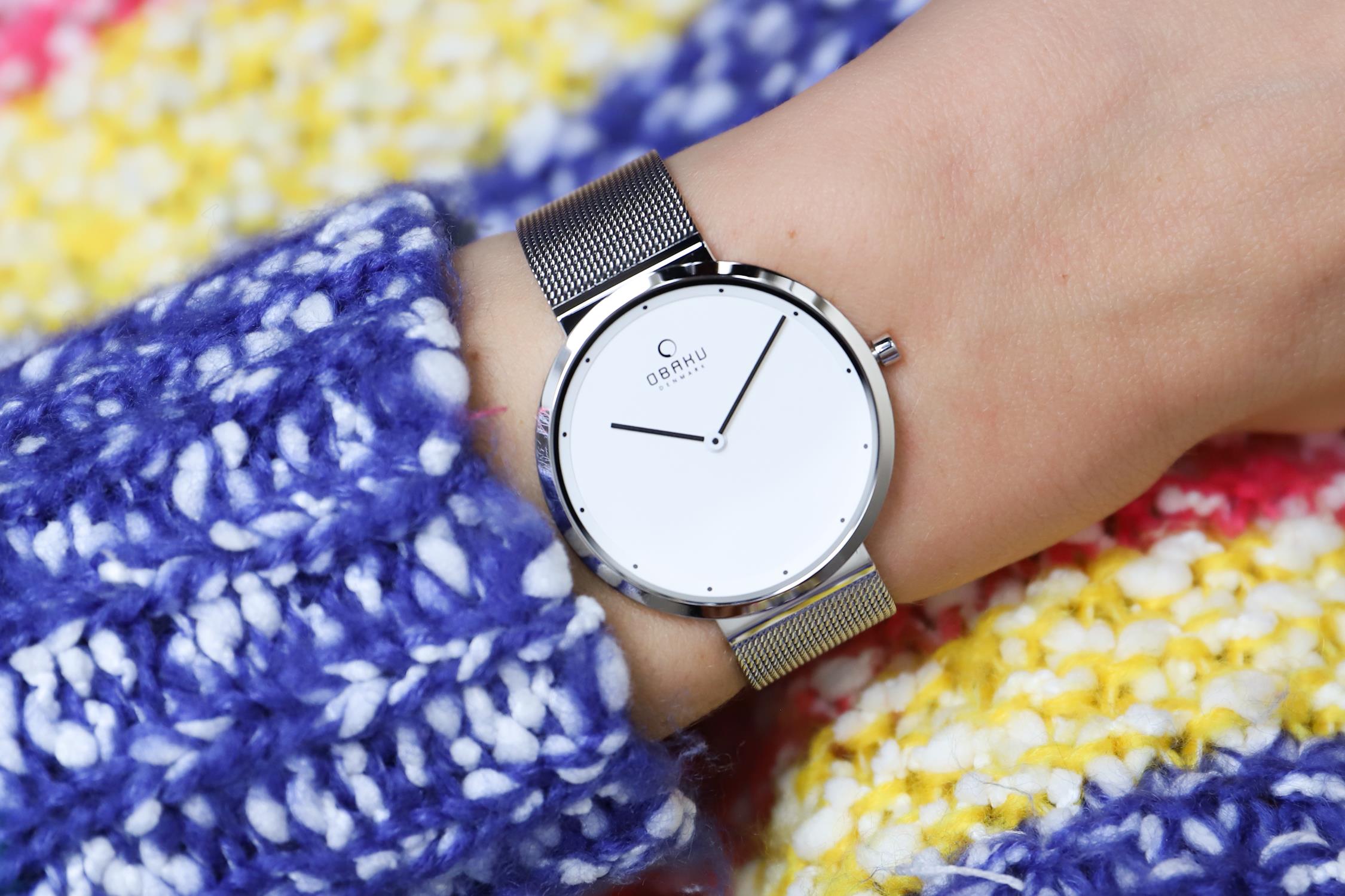Obaku Denmark V230LXCWMC damski zegarek Slim bransoleta - miniatura 3