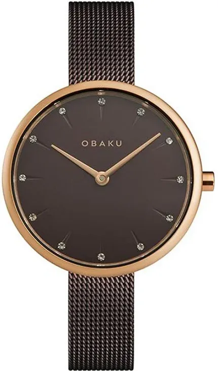 Obaku Denmark V233LXVNMN Slim NOTAT - WALNUT - zdjęcie 1