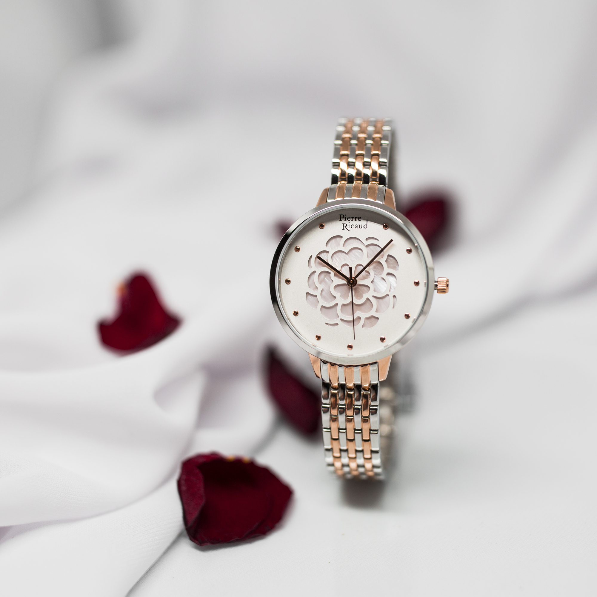 Pierre Ricaud P21034.R143Q zegarek damski klasyczny Bransoleta bransoleta