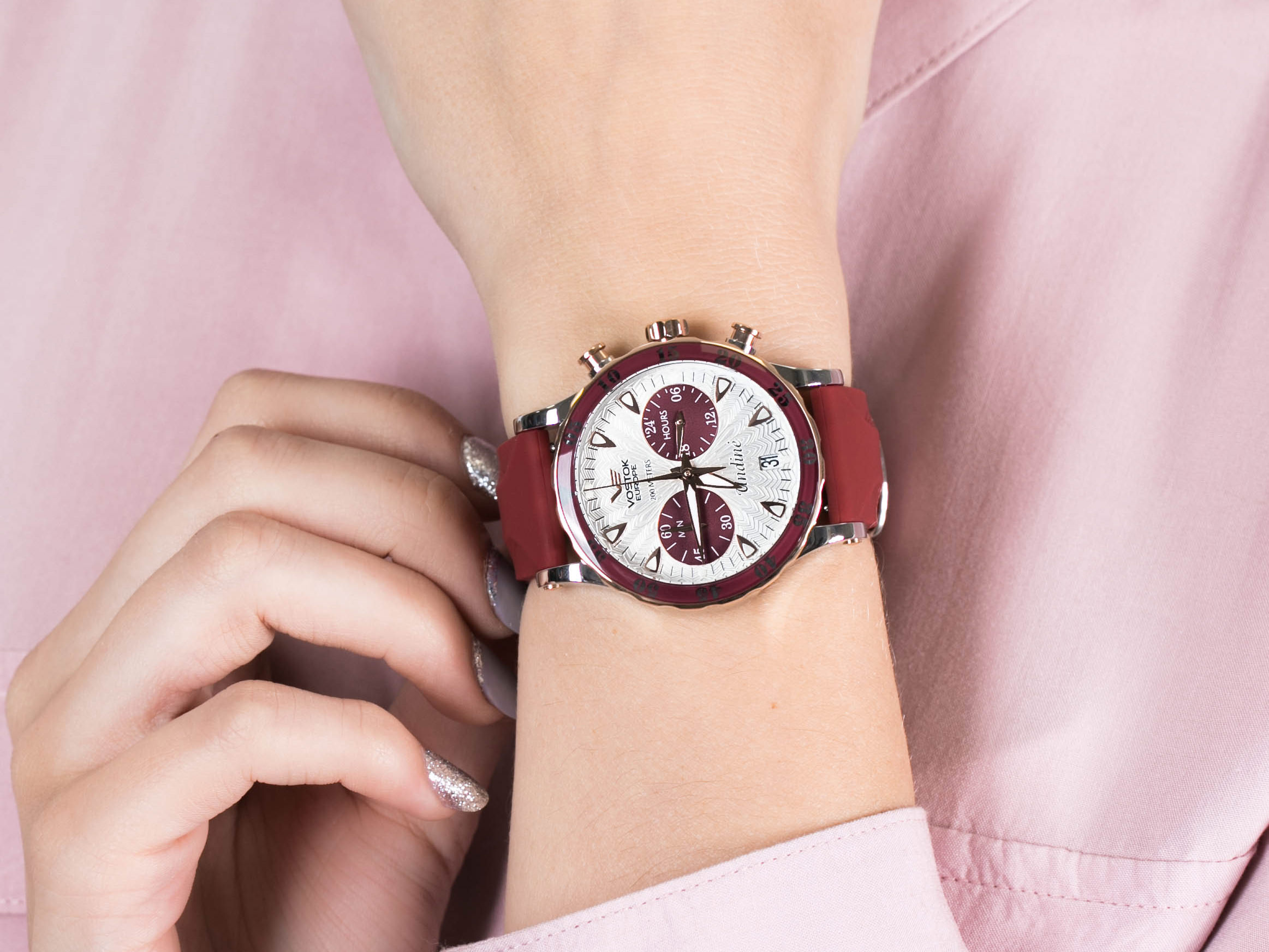Vostok Europe VK64-515E567 Undine Chrono zegarek sportowy Undine - miniatura 4