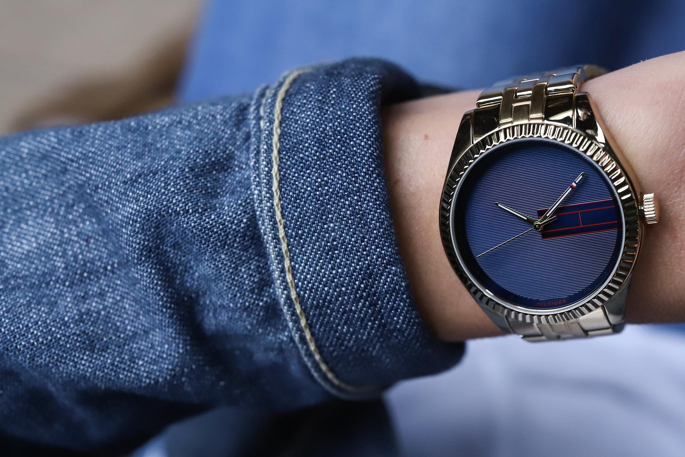 Tommy Hilfiger 1782081 Damskie klasyczny zegarek złoty - miniatura 7