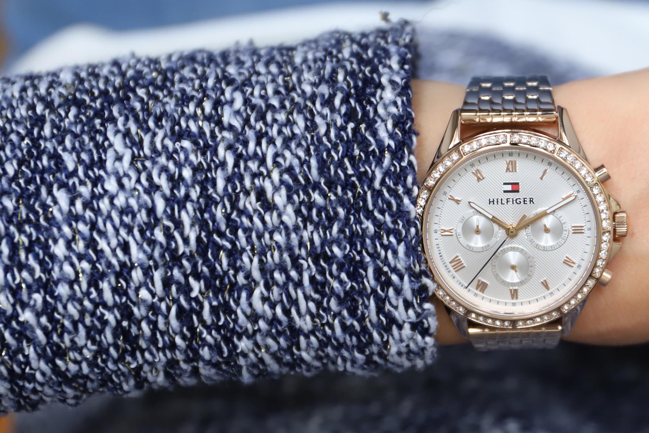 Tommy Hilfiger 1782143 Damskie klasyczny zegarek różowe złoto - miniatura 7