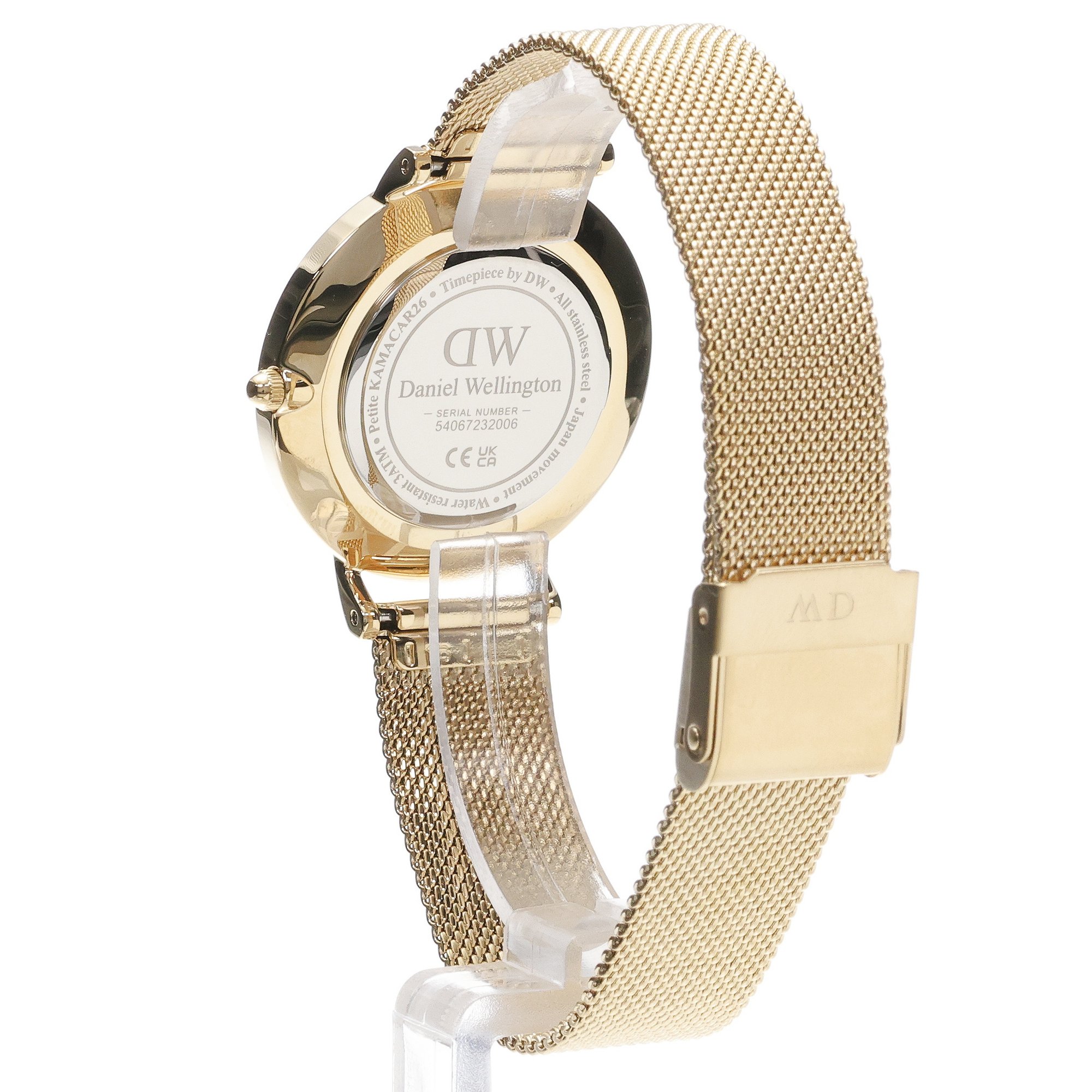 zegarek Daniel Wellington DW00100348 kwarcowy damski Petite Petite Evergold 32mm - miniatura 4